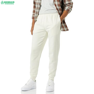 Pantalon de jogging en molleton pour homme, coupe classique, chaud, avec cordon de serrage à la taille, 100 % coton, idéal pour l'hiver – Nouvelle collection, offre spéciale - Product Image 5