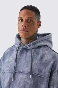 2025 superventas hombres Jogging Wear Sudadera con capucha y pantalones de chándal conjunto hombres ropa Casual transpirable lavado ácido chándales para la venta - Product Image 3