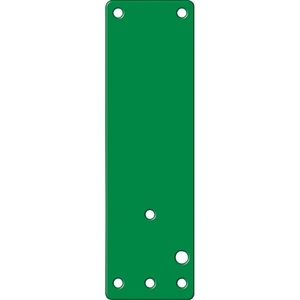 Plaque de montage DIN gauche/droite 901 670 pour portes coupe-feu GFS 175x52mm pour ensembles et accessoires de cheminée - Product Image 1