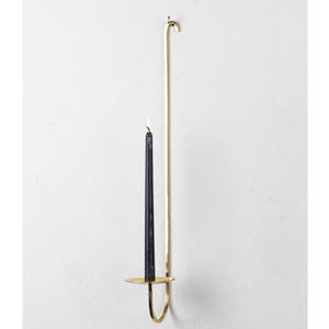 Hot Selling Vintage Wholesale Price Superior Quality Metal Iron <b>Candle</b> <b>Stick</b> Holder for Wall Decor & Home Decoration <b>Black</b> Color - Product Image 5