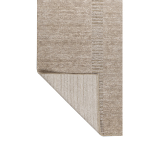 พรมทอมือลายเส้นสีเบจและสีน้ำตาลทรงสี่เหลี่ยมผืนผ้า วัสดุวิสโคส สำหรับห้องนั่งเล่น ใช้ในบ้าน-Hwt-82 - Product Image 5