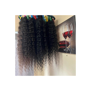 EXTENSIONS DE CHEVEUX HUMAINS NON TRAITÉS DE TEMPLE REMY D'USINE DU SUD DE L'INDE UNIQUE UN SEUL CHEVEUX DONATEURS - Product Image 1