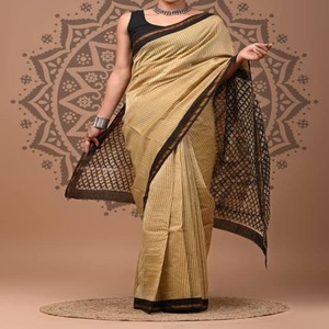 Saree auténtico de fabricación india para ocasiones especiales o celebraciones y reuniones Uso disponible a precio de exportación - Product Image 4