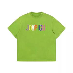 Printed T-shirts 100% organic Cotton for women digital print breathable Heavyweight oversized drop should T-shirts for ladies - Product Image 2