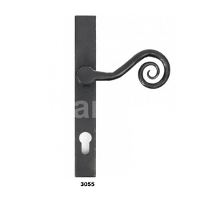 Vente chaude poignée de porte noir mat poignée de porte élégante et serrure pour la maison cuisine salle de bain hôtel et appartement porte utilisation - Product Image 5
