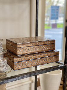 Boîtes à incrustations en bois et os Boîte à bracelets et à bagues pour boîte de service Super Market Boîte à bracelets pour la maison et la boutique de bijoux et de bracelets - Product Image 4