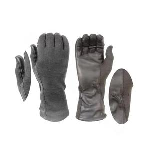 Gants avec paumes en Nomex et cuir, résistance au feu, protège-poignets, manches longues, gants de pilote de vol, gants de vol en cuir - Product Image 1