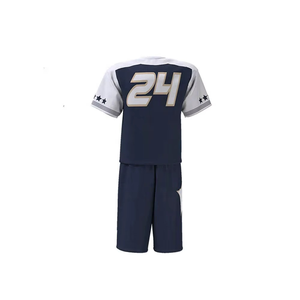 Ensemble Maillot et Short de Lacrosse Personnalisé en Polyester Respirant à Col en V avec Taille Élastique pour Équipes – Vente en Gros - Product Image 4