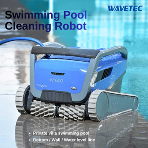 Robot Limpiafondos Automático M600 para Piscinas Residenciales Enterradas de hasta 15m con Cable Anti-enredos de 18m - Product Image 1