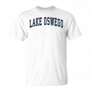 T-shirt Premium Navy Vintage Sports Lake Oswego Oregon - Collezione Vintage Sports - Prodotto Promozionale - Product Image 2