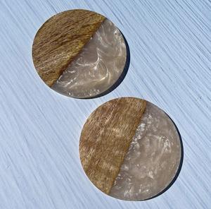 American Style Wood Resin Round Cup <b>Coasters</b> <b>Drink</b> Ware Home Hotel Restaurant Table Mats Vintage Style <b>Coasters</b> at Factory Price - Product Image 4