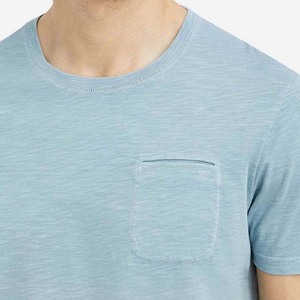 T-shirt léger à manches courtes de haute qualité, nouveau design, t-shirts décontractés de style uni pour hommes - Product Image 2