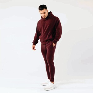 Sudadera con capucha de lana polar para hombre Otoño Invierno American Letter-Printed Hem Diseño de cordón ajustable Sudadera con capucha - Product Image 3