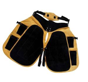 Chaps de maréchal-ferrant en cuir de qualité supérieure avec plusieurs poches à outils - Product Image 1