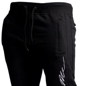 Pantalons de jogging pour hommes avec design patchwork, en molleton français, décontractés, streetwear, taille élastique, pantalons d'entraînement - Product Image 3