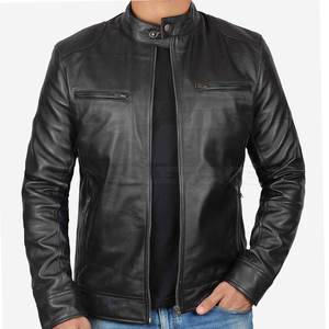 Chaqueta de cuero a precio económico, chaqueta de cuero de súper calidad, chaqueta de cuero con color personalizado para hombre - Product Image 5
