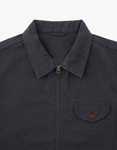 2025 personnalisé Vintage en détresse rembourré Bomber travail Denim veste pour hommes en plein air fermeture éclair broderie décoration lettre motif - Product Image 3