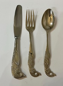 Juego de cubiertos con acabado plateado con mango de diseño para comedor, servicio de Buffet, catering, boda y uso doméstico en la cocina de la India - Product Image 6