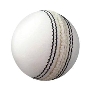 Professional <b>White</b> Leather 2 Piece <b>Cricket</b> Ball for Competitive Matches - Product Image 2