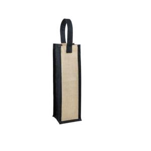 Bolsas de Yute para una Sola Botella de Vino con Interior Laminado WJ065 para Regalos - Product Image 1