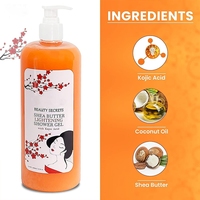 Olivee Dubaï Gel Nettoyant Corporel Coréen Hydratant Réparateur Éclaircissant Blanchissant pour Femme, Volume Personnalisé