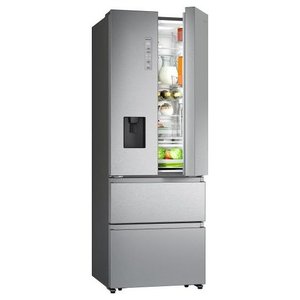 Electric French Door <b>Refrigerator</b> Freezer Water Dispenser Household Use 70.4x69.4x200cm Total No Frost Stainless Steel Four - Product Image 3