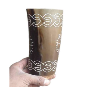 Verre à bière en corne de buffle de qualité supérieure verres uniques et écologiques verre en corne de buffle bière hydromel whisky et boissons - Product Image 5