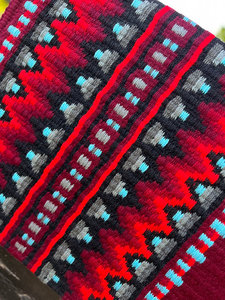 Manta de Lana Hecha a Mano para Silla de Montar de Caballo de Exhibición Estilo Western con Diseño de Nueva Zelanda, Almohadilla Superior para Silla de Montar de Lana, Varios Tamaños - Product Image 5