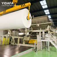 Ligne de production de papier de culture ZYDF2640A20-C 50 TPD 2600-2700mm pour pâte de bois chimique