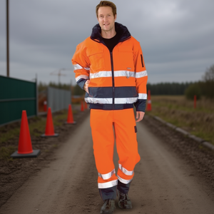 Chaqueta de Alta Visibilidad PLANAM en Naranja/Azul, Equipo de Seguridad y Supervivencia - Product Image 3