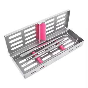 Kit de Examen Dental de 4 Piezas: Incluye 1 Pinza, 1 Espejo, 1 Mango, 1 Escalador y 1 Sonda - Manual, de Acero Inoxidable Quirúrgico - Product Image 2