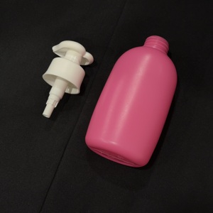 HDPE 300ml Skin Care Packaging Cosmetic <b>Bottle</b> Set Flattened Cylinder Flat Bases Anti-Leakage Inner Cap Liquid Tablets Vietnam - Product Image 4