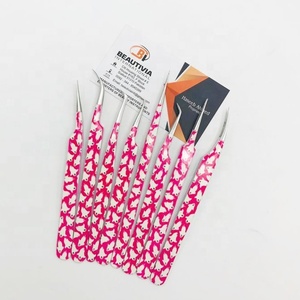 Wholesale Private Label Sustainable Steel False <b>Eyelash</b> <b>Applicator</b> with Pointed Tip Lash <b>Applicator</b> - Product Image 1