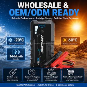 Arrancador de Baterías Portátil para Motocicletas y Camiones C1 OEM ODM, 12V 6000mAh, 300A de Arranque, 600A de Pico, con Luz de Emergencia LED - Product Image 5