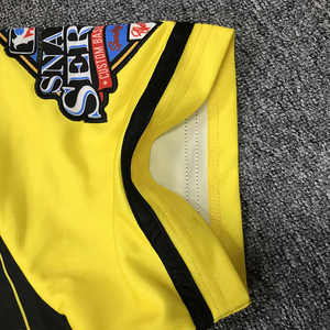 Vente en gros de haute qualité Transfert de chaleur Maillot de baseball surdimensionné en sergé personnalisé - Product Image 3