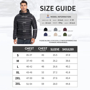 Veste matelassée à capuche unisexe chaude avec un design léger, respirant, imperméable et coupe-vent pour une utilisation en extérieur en hiver - Product Image 6