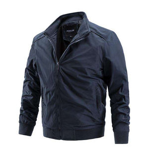 Chaquetas Bomber de Lona con Capucha para Hombre, Bordadas, a la Moda, Ligeras, con Diseño Moderno, Forro Suave, Cálidas y Cómodas, al por Mayor - Product Image 1