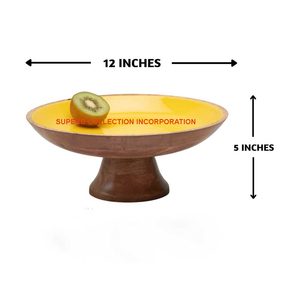 Home Decoration Serving <b>Bowl</b> Prime Quality Handmade Wooden Serving Platters For Kitchen Countertop Fruits Serving <b>Bowl</b> - Product Image 1