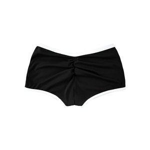 Meilleures ventes : Short femme taille mi-haute, effet froncé pour les fesses, motif uni, design personnalisé, qualité supérieure - Product Image 2
