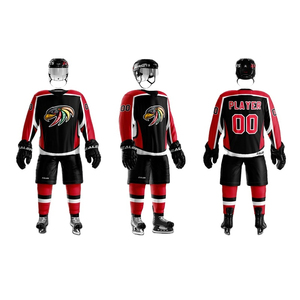 Uniforme de Hockey sobre Hielo con Diseño Impreso, Popular, de la Mejor Calidad, Nueva Llegada, para Adultos, 100% Poliéster, Transpirable, de Secado Rápido, MOQ Bajo, OEM - Product Image 4