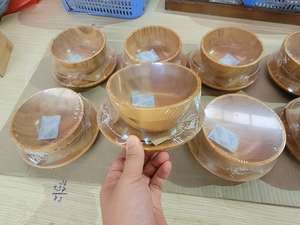 Elegante cuenco de bambú de Acacia Producto desechable personalizable económico Fabricación sostenible en Vietnam - Product Image 2