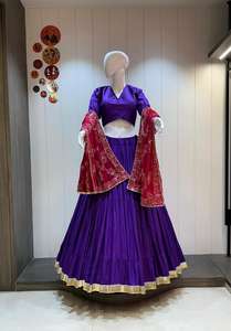 Navratri Special Pure Jaam Cotton Chaniya Choli Heavy Vintage Work Dupatta Traditional Moisture Wicking High Quality Ethnic - Product Image 4