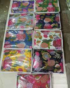 Juego de Cubrecamas Acolchados Estampados de Algodón Disponibles a Precio de Mayoreo, Cubrecama Decorativo, Cubrecama Bohemio, Uso en Hoteles, Suave - Product Image 1