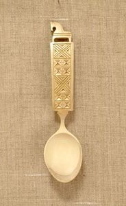 VOTRE CUILLÈRE EN BOIS SCULPTING Logo personnalisé Ustensile de cuisine en bois naturel Cuillère solide en bois d'acacia pour la cuisine - Product Image 5