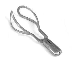Pinzas Obstétricas Manuales Profesionales de Acero Inoxidable, Instrumento Médico Quirúrgico de Ginecología y Obstetricia - Product Image 2