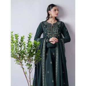 Conjunto de traje JOFA-3PC para mujer de ASIM, camisa bordada, dupatta y pantalones-BIC-4682 - Product Image 6
