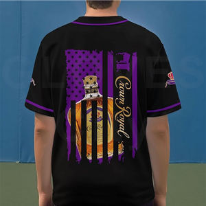 OEM High Quality Custom Baseball Jerseys Quick Dry Softball Wear Breathable Sublimated Sports Jersey for <b>Men</b> Wholesale Custom - Product Image 2