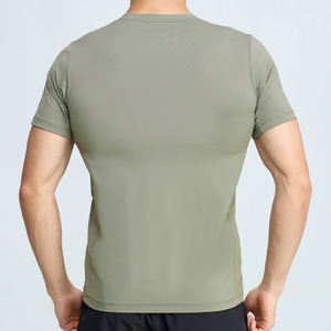 Customized Your Logo <b>Polyester</b> with Spandex Soft Sport Plain <b>Tshirt</b> for Printing Mens <b>Tshirt</b> - Product Image 5