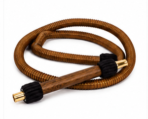 Chicha Farida de luxe égyptienne avec finition laquée marbrée, plateau lourd, vase design, ensemble 1 tuyau assorti, tige en acier inoxydable pour fumer la chicha - Product Image 4