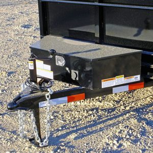 Mini Iron Dump Tipper Trailer-Truck 6x12/6x14/7x12/7x14/5'x10/5x7/5x8/6x10/7x16 15001-20000kg Capacity Full Trailer Dimensions - Product Image 3